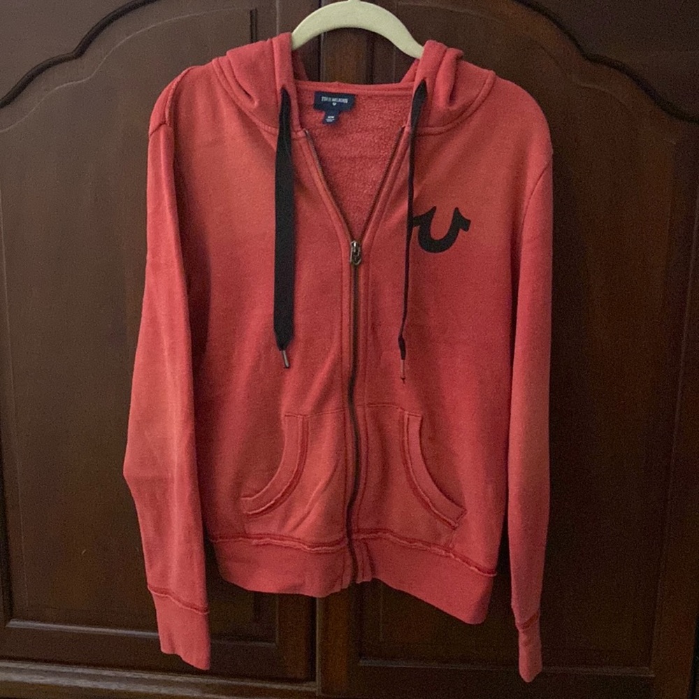 True Religion women’s zip up hoodie size M